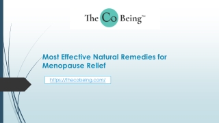 Most Effective Natural Remedies for Menopause Relief