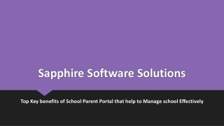 Top Key benefits of School Parent Portal that help to Manage school Effectively