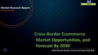 Cross-Border Ecommerce Market Revenue Growth and Quantitative Analysis Till 2030