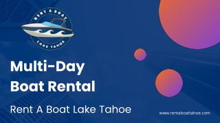 Multi-Day Boat Rental