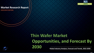 Thin Wafer Market Revenue Growth and Quantitative Analysis Till 2030