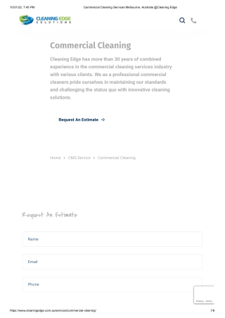 Commercial Cleaning Services Melbourne, Australia @Cleaning Edge