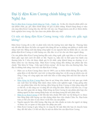 Đại lý đệm Kim Cương chính hãng tại Vinh- Nghệ An