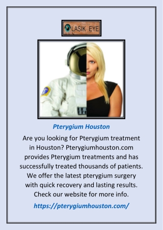 Pterygium Houston