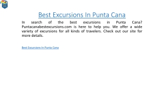 Best Excursions In Punta Cana  Puntacanabestexcursions.com