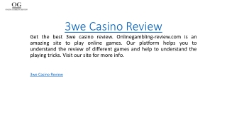 3we Casino Review Onlinegambling-review.com