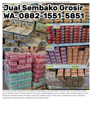 Ô882-1551-5851 (WA) Grosir Sembako Gudang Harga Grosir Sembako