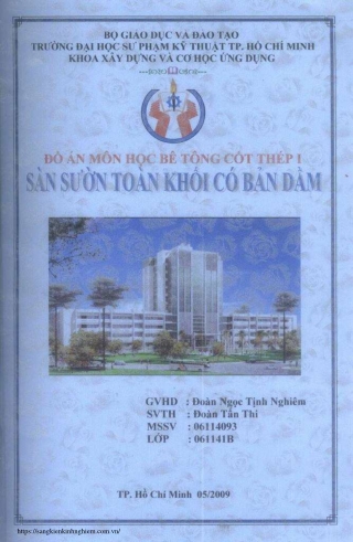 Đồ án Sàn sườn toàn khối có bản dầm