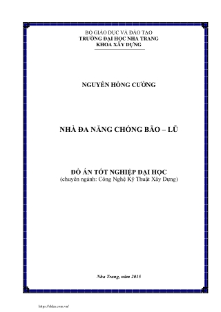 Đồ án Nhà đa năng chống bão, lũ
