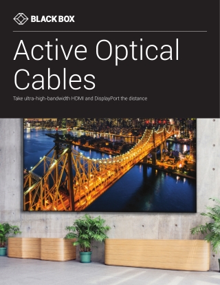 Active Optical Cables