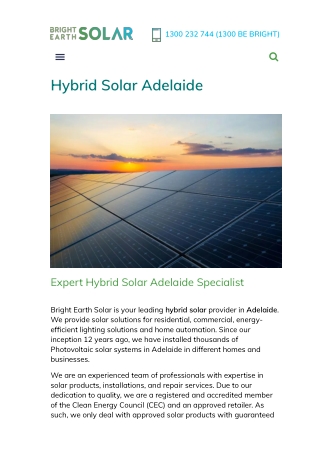 Hybrid Solar Adelaide