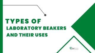 Types of Laboratory Beakers and Their Uses