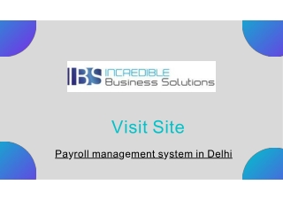 Payroll management system in Delhi