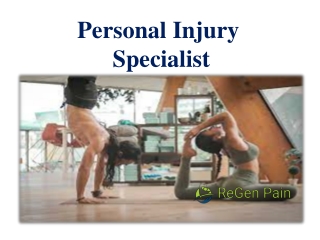 Personal Injury Specialist