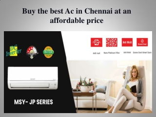 Buy the best Ac in Chennai at an affordable price