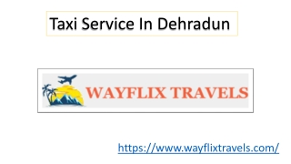 Taxi Service In Dehradun