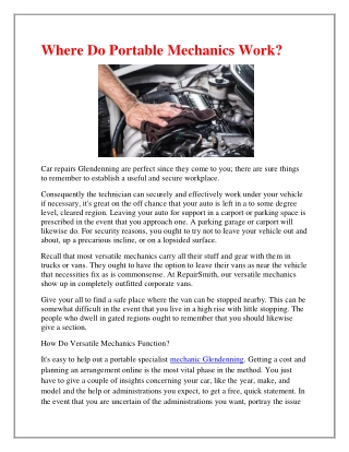 Find The Best Auto Body Repairs in Glendenning.