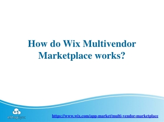 Wix Multi Vendor Marketplace - eShopSync