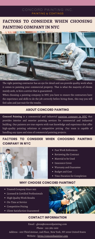 Factors to Consider When Choosing Painting Company in NYC