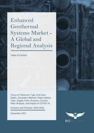 Enhanced Geothermal Systems Market