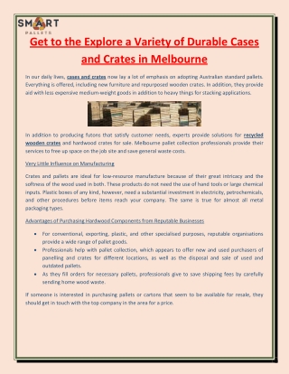Get to the Explore a Variety of Durable Cases and Crates in Melbourne
