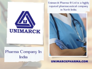 Pharmaceutical Companies - Pharma Industry - Unimarck Pharma (I) Ltd.