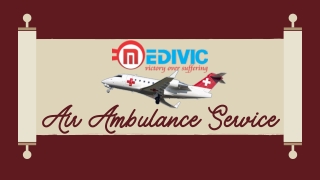 Take Extraordinary Air Ambulance Service in Patna for Quick Patient Rescue