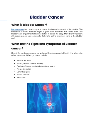 Bladder Cancer