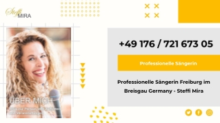 Professionelle Sängerin Freiburg im Breisgau Germany - Steffi Mira