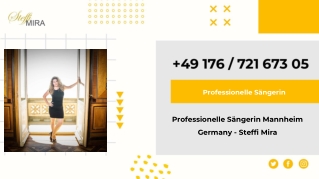 Professionelle Sängerin Mannheim Germany - Steffi Mira