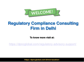 Regulatory Compliance Consulting Firm in Delhi