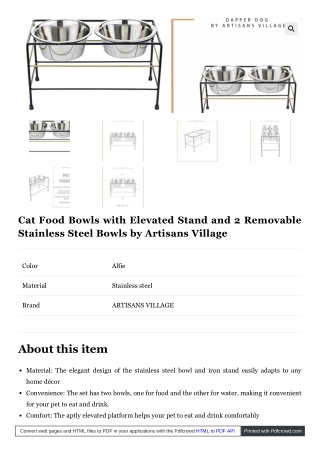 Travel-Friendly Must-Have Cat Food Feeder for Portable Dining  Artisans Village