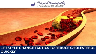 Lifestyle Change Tactics To Reduce Cholesterol Quickly