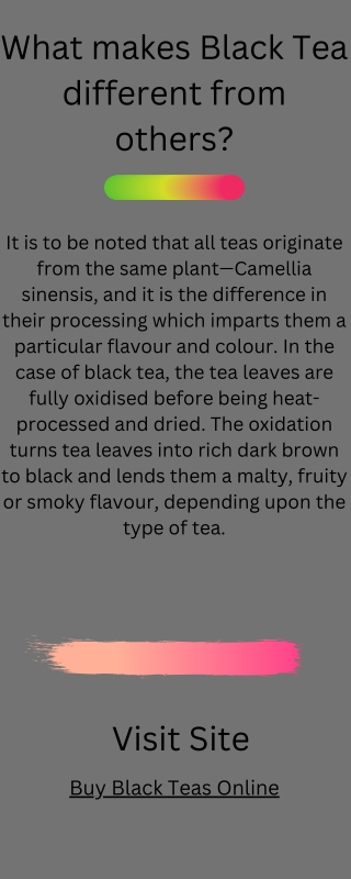 Buy Black Teas Online