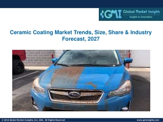 Ceramic Coating Market Trends, Size, Share & Industry Forecast, 2027