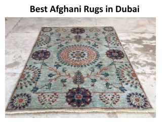 Best Afghani Rugs in Dubai