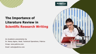 The Importance of Literature Review in Scientific Research Writing