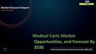 Medical Carts Market Revenue Growth and Quantitative Analysis Till 2030