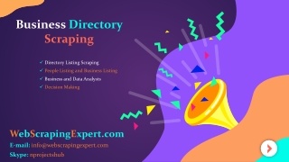 Business Directory Scraping Services