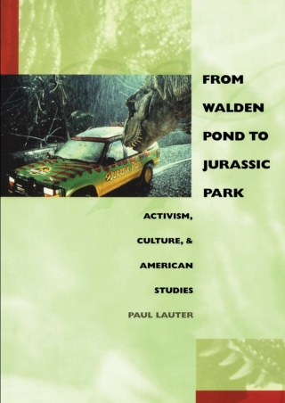 ePUB  From Walden Pond to Jurassic Park Activism Culture and American