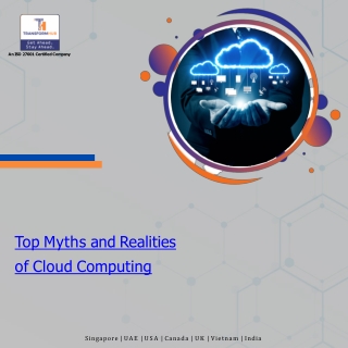 Top Myths and Realities of Cloud Computing