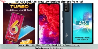 itel A36 and A26 New low-budget choices from itel (1)
