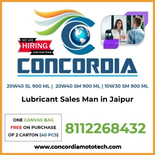 Lubricant Sales Man in Jaipur - 8112268432