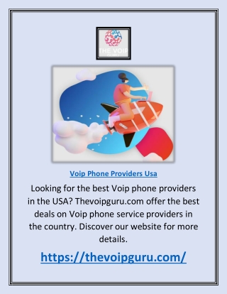 Voip Phone Providers Usa | Thevoipguru.com