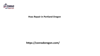 Hvac Repair in Portland Oregon Conradoregon.com...