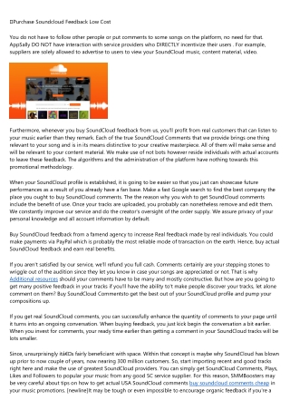 Why People Love to Hate buy soundcloud comments cheap