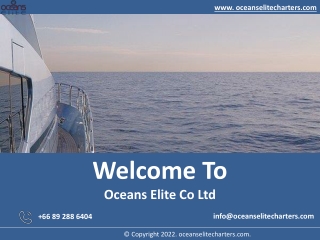 Private yacht charter Thailand