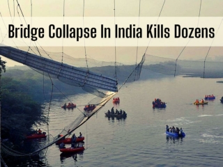 Bridge collapse in India kills dozens