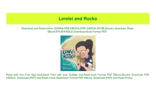 (READ)^ Lorelei and Rocko Book