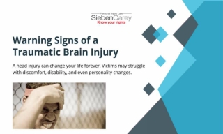Warning Signs of a Traumatic Brain Injury